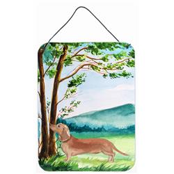 Under the Tree Red Dachshund Wall or Door Hanging Prints