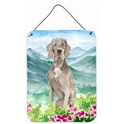 Mountian Flowers Weimaraner Wall or Door Hanging Prints