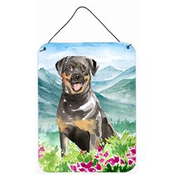 Mountain Flowers Rottweiler Wall or Door Hanging Prints