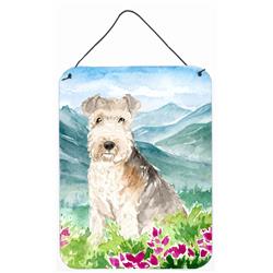 Mountain Flowers Lakeland Terrier Wall or Door Hanging Prints