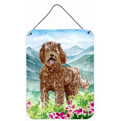 Mountain Flowers Labradoodle Wall or Door Hanging Prints