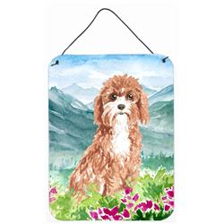 CK2539DS1216 Mountain Flowers Cavapoo Wall or Door Hanging Prints