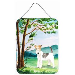 Under the Tree Fox Terrier Wall or Door Hanging Prints