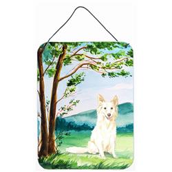 Under the Tree White Collie Wall or Door Hanging Prints