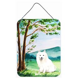 Under the Tree Japanese Spitz Wall or Door Hanging Prints