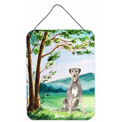 Under the Tree Irish Wolfhound Wall or Door Hanging Prints