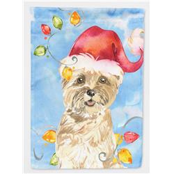 Christmas Lights Cairn Terrier Garden Size Flag
