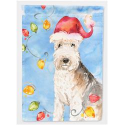 Christmas Lights Lakeland Terrier Garden Size Flag