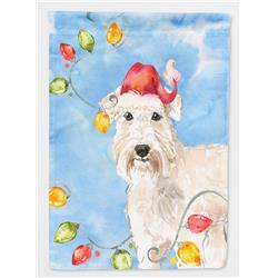 Christmas Lights Wheaten Terrier Garden Size Flag