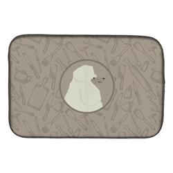 CK2203DDM Poodle in the Kitchen Dish Drying Mat