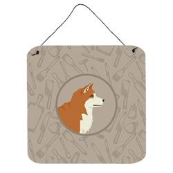 CK2159DS66 Akita in the Kitchen Wall or Door Hanging Prints