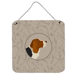 Basset Hound in the Kitchen Wall or Door Hanging Prints