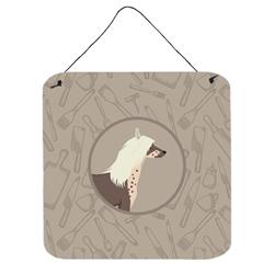 Chinese Crested in the Kitchen Wall or Door Hanging Prints