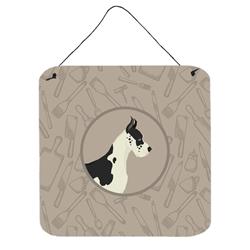 Great Dane in the Kitchen Wall or Door Hanging Prints