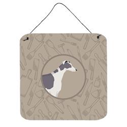 Greyhound in the Kitchen Wall or Door Hanging Prints