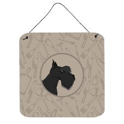 Scottish Terrier in the Kitchen Wall or Door Hanging Prints