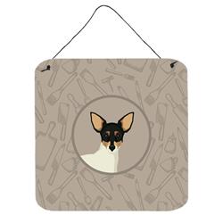 Toy Fox Terrier in the Kitchen Wall or Door Hanging Prints