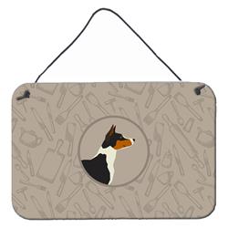 Basenji in the Kitchen Wall or Door Hanging Prints