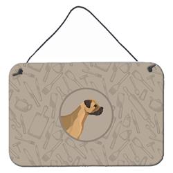 Border Terrier in the Kitchen Wall or Door Hanging Prints