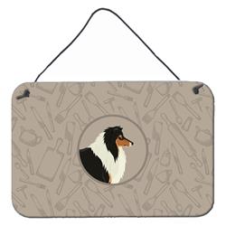 Collie in the Kitchen Wall or Door Hanging Prints