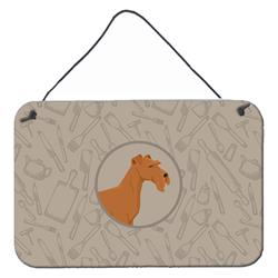 Irish Terrier in the Kitchen Wall or Door Hanging Prints