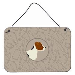 Jack Russell Terrier in the Kitchen Wall or Door Hanging Prints