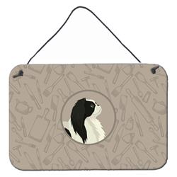 Japanese Chin in the Kitchen Wall or Door Hanging Prints