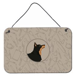 Lancashire Terrier in the Kitchen Wall or Door Hanging Prints