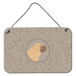 Shar Pei in the Kitchen Wall or Door Hanging Prints