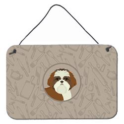 Shih Tzu in the Kitchen Wall or Door Hanging Prints