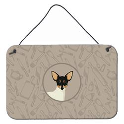 Toy Fox Terrier in the Kitchen Wall or Door Hanging Prints