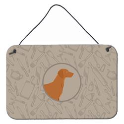 Vizsla in the Kitchen Wall or Door Hanging Prints
