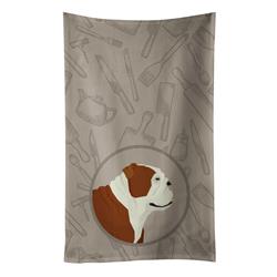 Picture of Carolines Treasures CK2183KTWL English Bulldog in the Kitchen Kitchen Towel