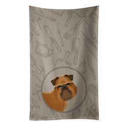 Picture of Carolines Treasures CK2191KTWL Brussels Griffon in the Kitchen Kitchen Towel