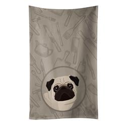 Picture of Carolines Treasures CK2204KTWL Pug in the Kitchen Kitchen Towel