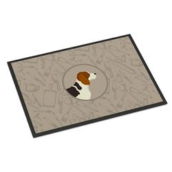 18 x 27 in. Beagle in the Kitchen Indoor or Outdoor Mat