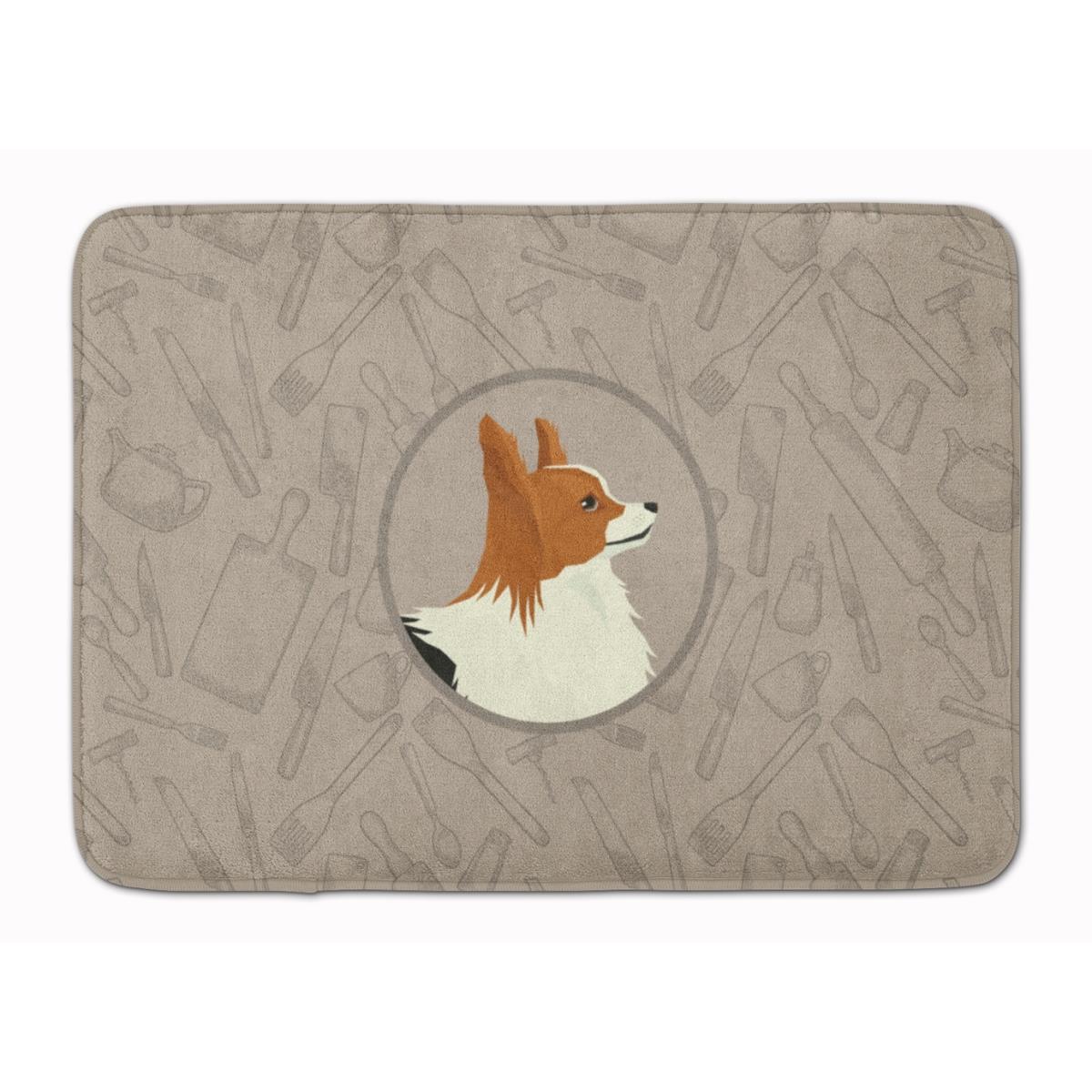 CK2200RUG Papillon in the Kitchen Machine Washable Memory Foam Mat