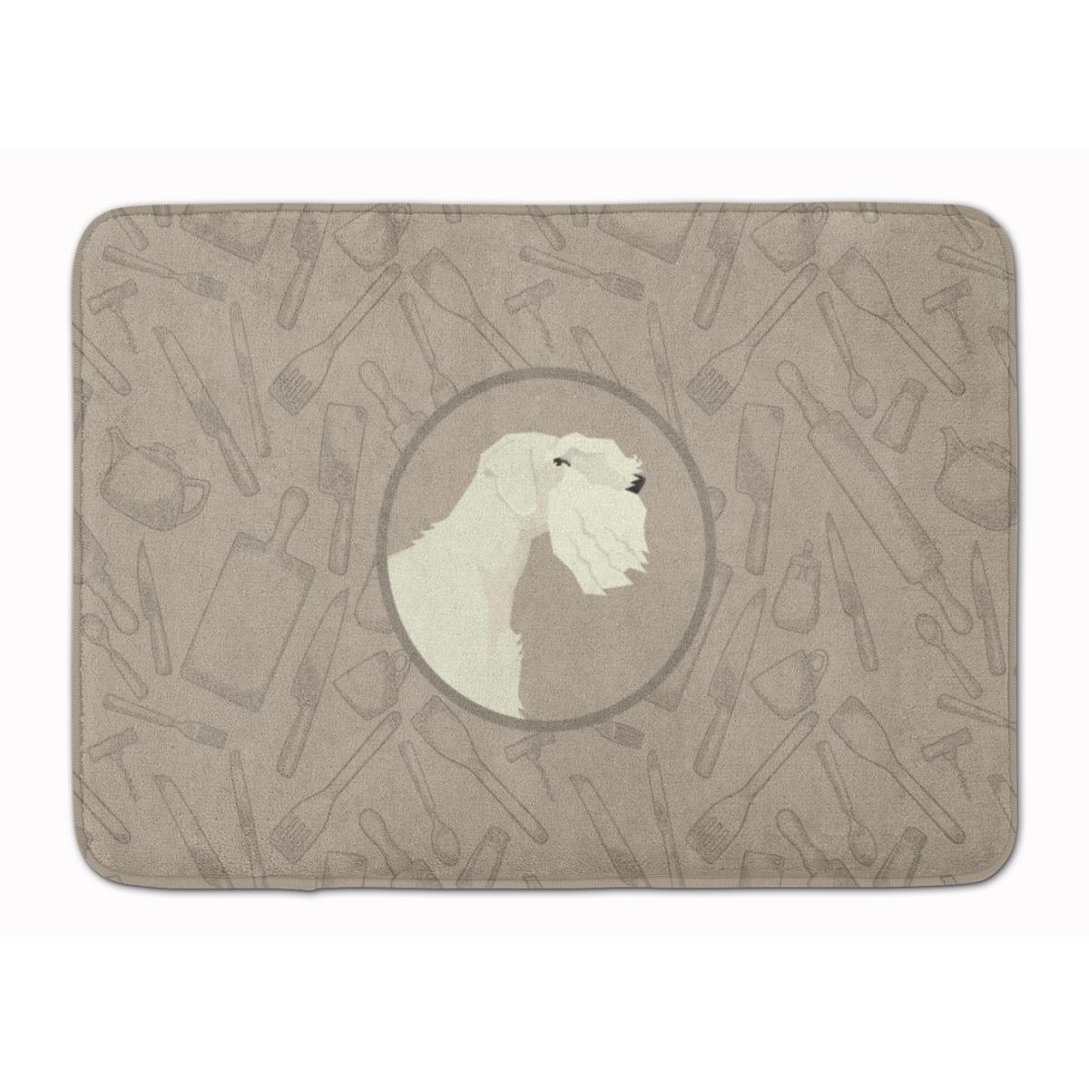 CK2208RUG Sealyham Terrier in the Kitchen Machine Washable Memory Foam Mat