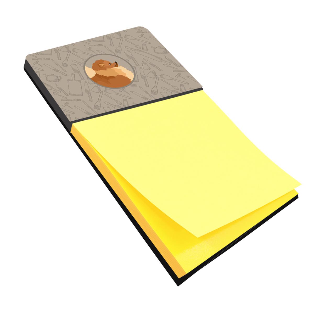 CK2202SN Pomeranian In the Kitchen Sticky Note Holder