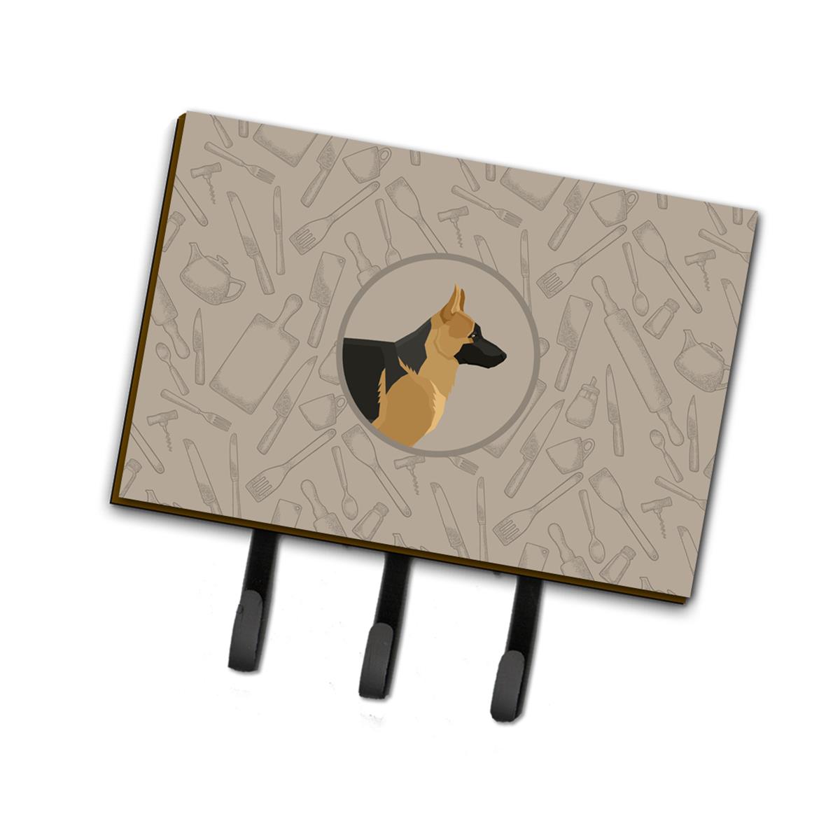 German Shepherd in the Kitchen Leash or Key Holder