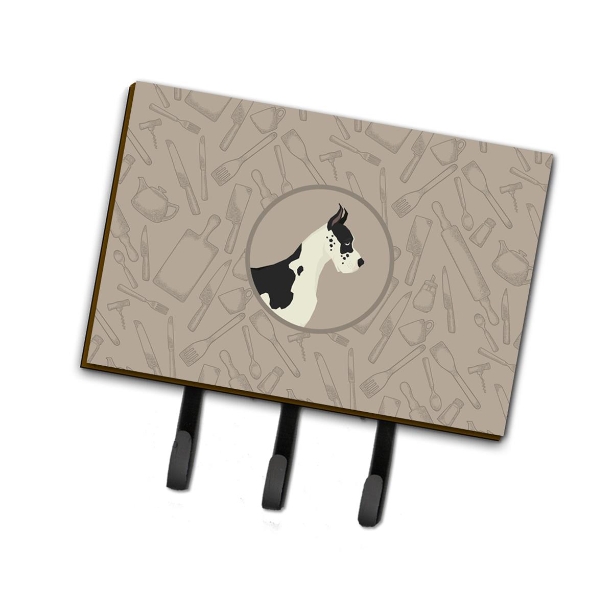Great Dane in the Kitchen Leash or Key Holder