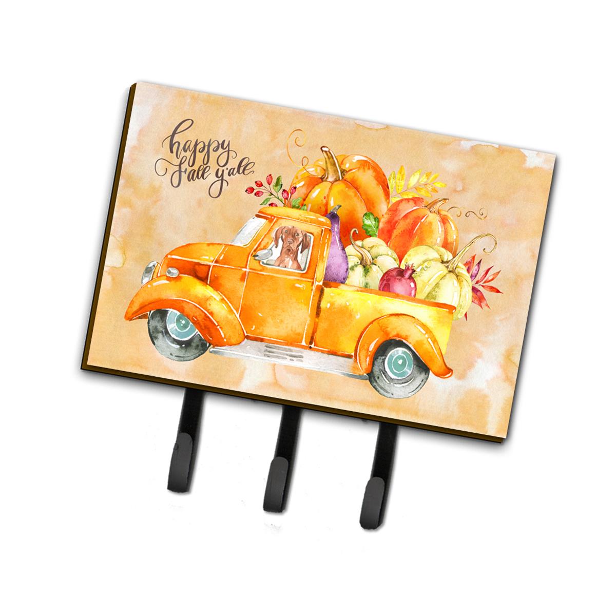 Fall Harvest Vizsla Leash or Key Holder