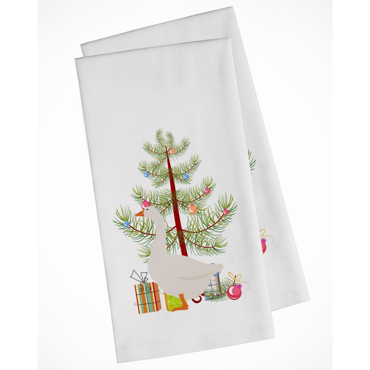 Picture of Carolines Treasures BB9259WTKT Embden Goose Christmas White Kitchen Towel - Set of 2