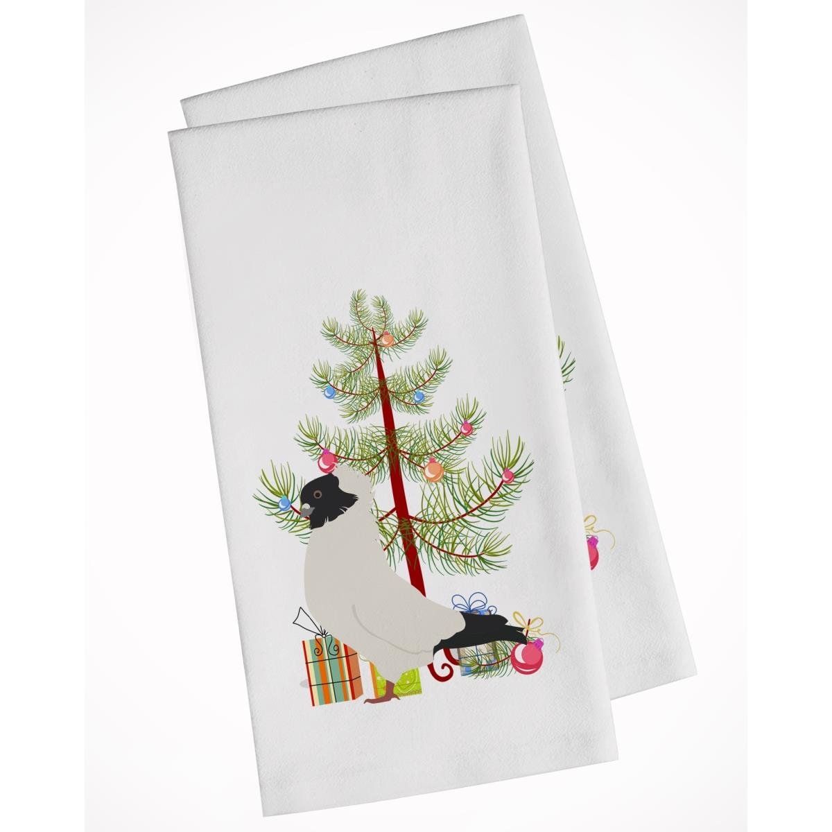 Picture of Carolines Treasures BB9319WTKT Nun Pigeon Christmas White Kitchen Towel - Set of 2