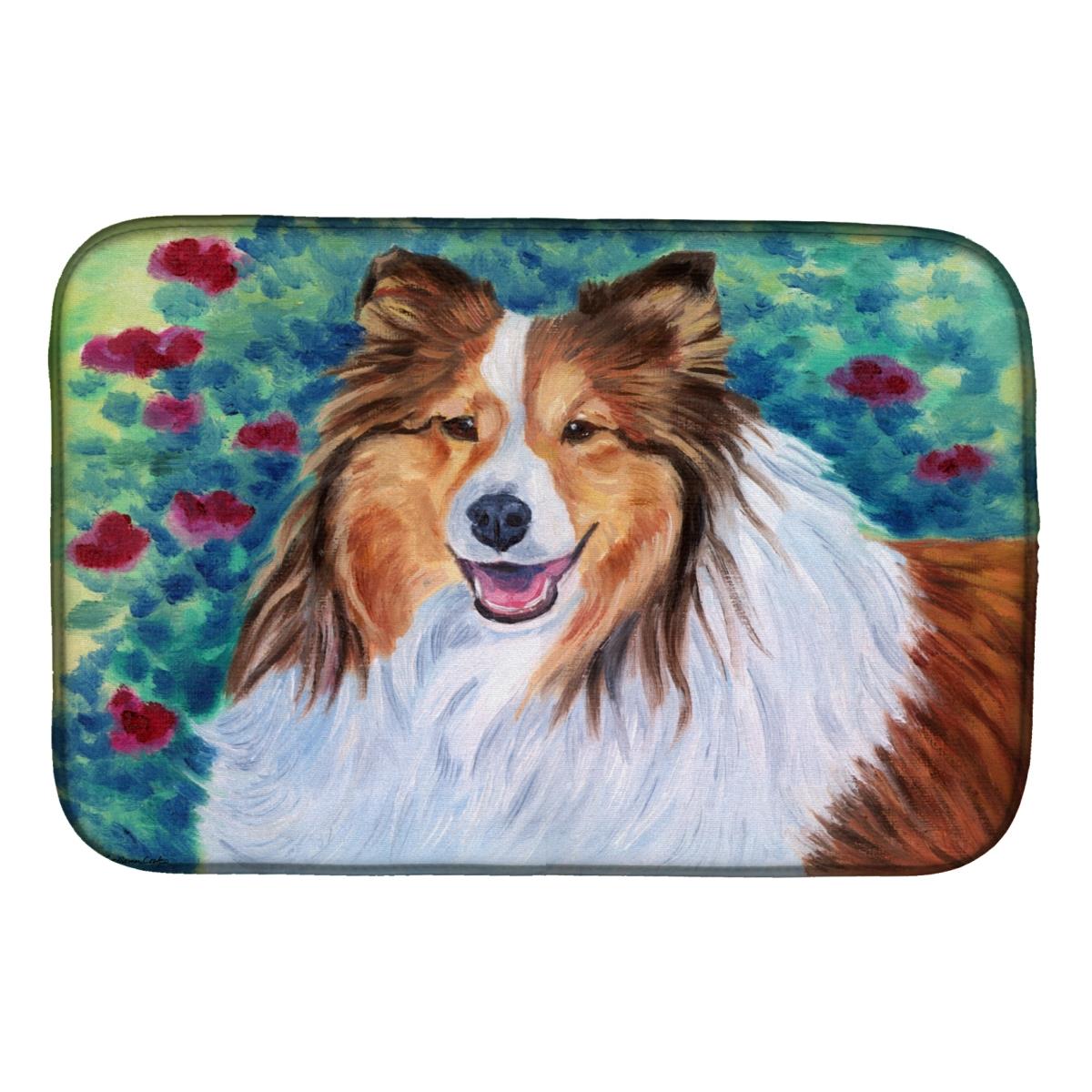 Picture of Carolines Treasures 7424DDM Sheltie Dish Drying Mat