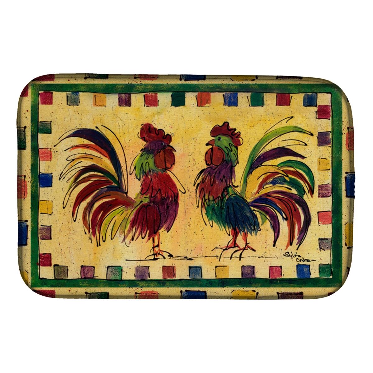 Carolines Treasures 8062DDM Bird - Rooster Dish Drying Mat