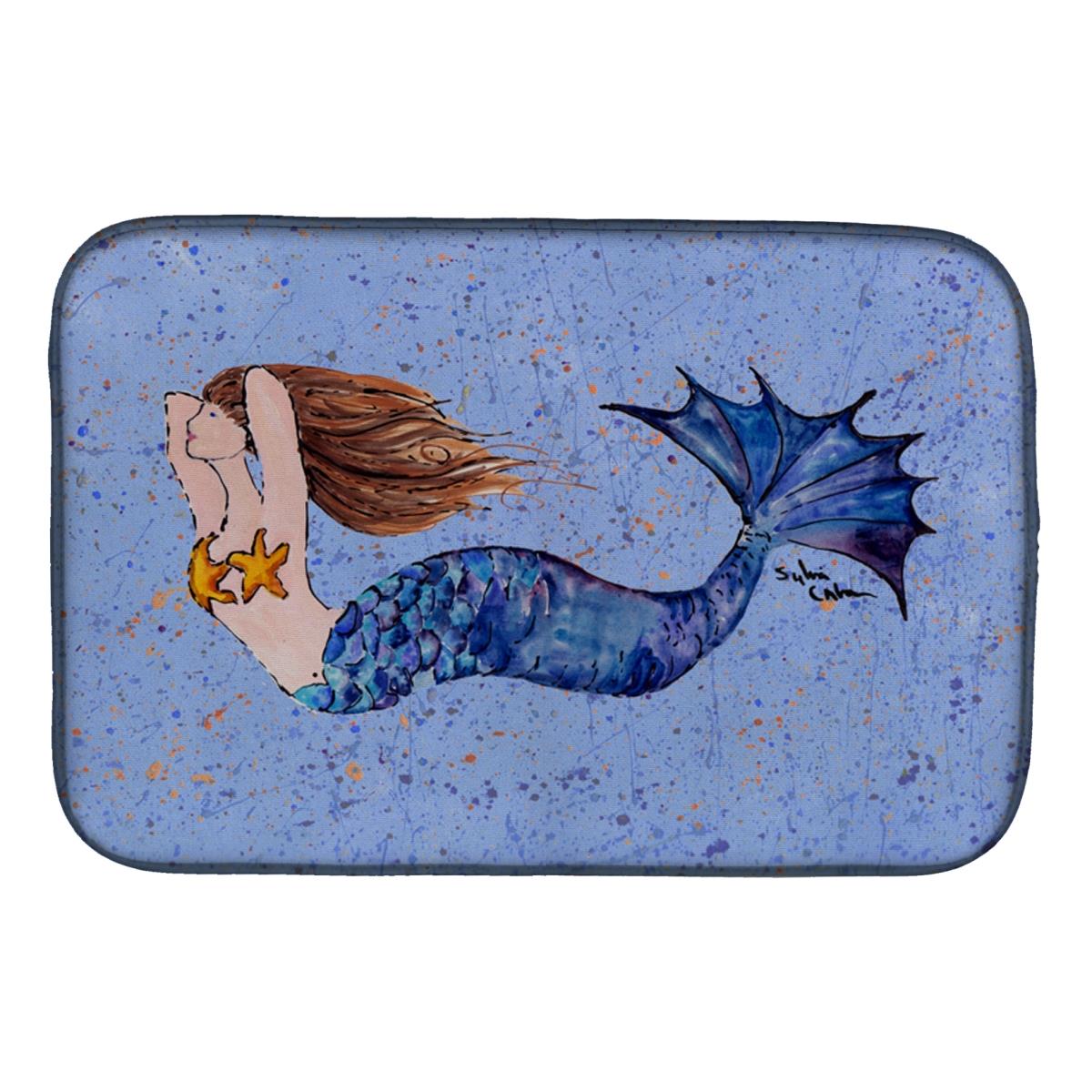 8337DDM Mermaid Dish Drying Mat