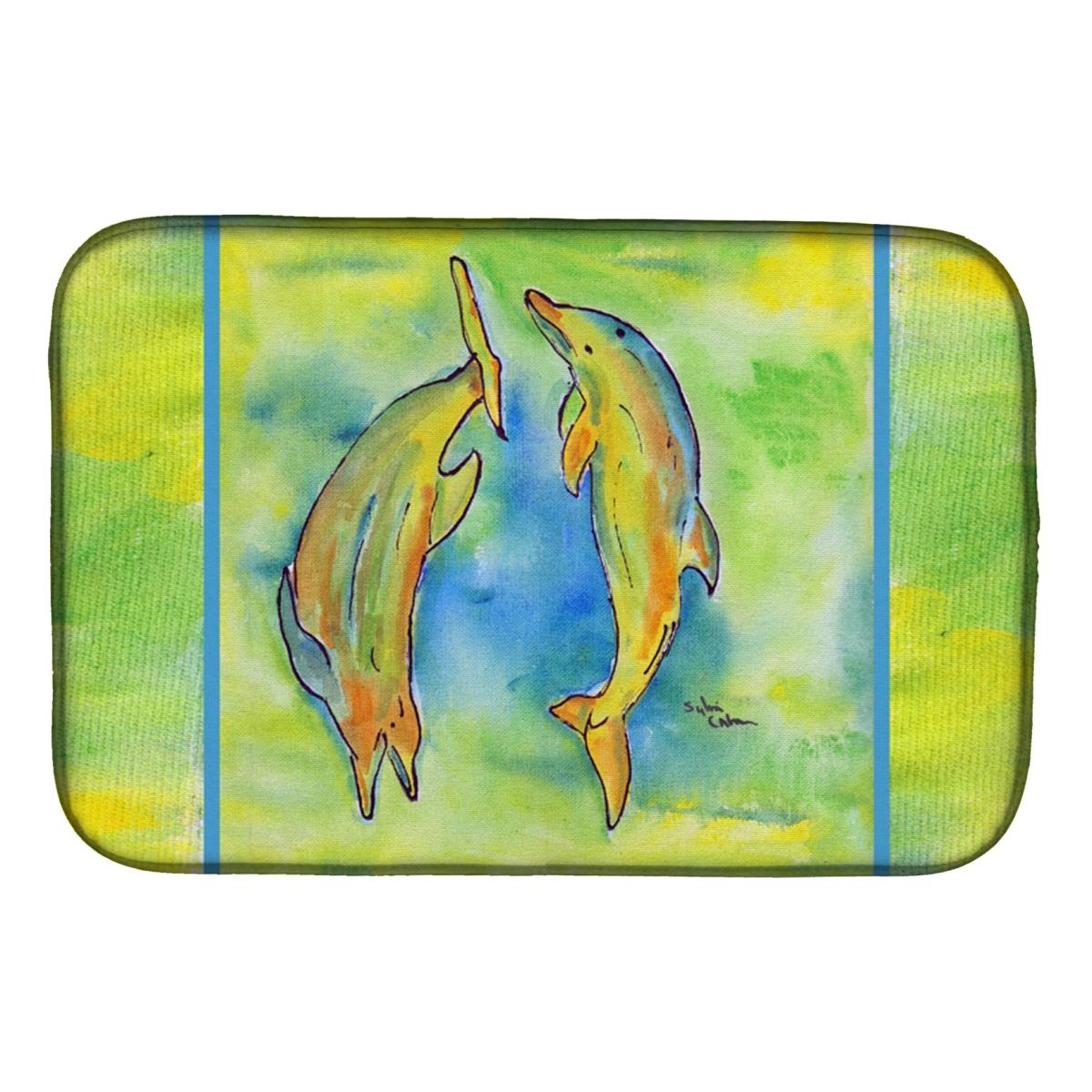 Dolphin Dish Drying Mat