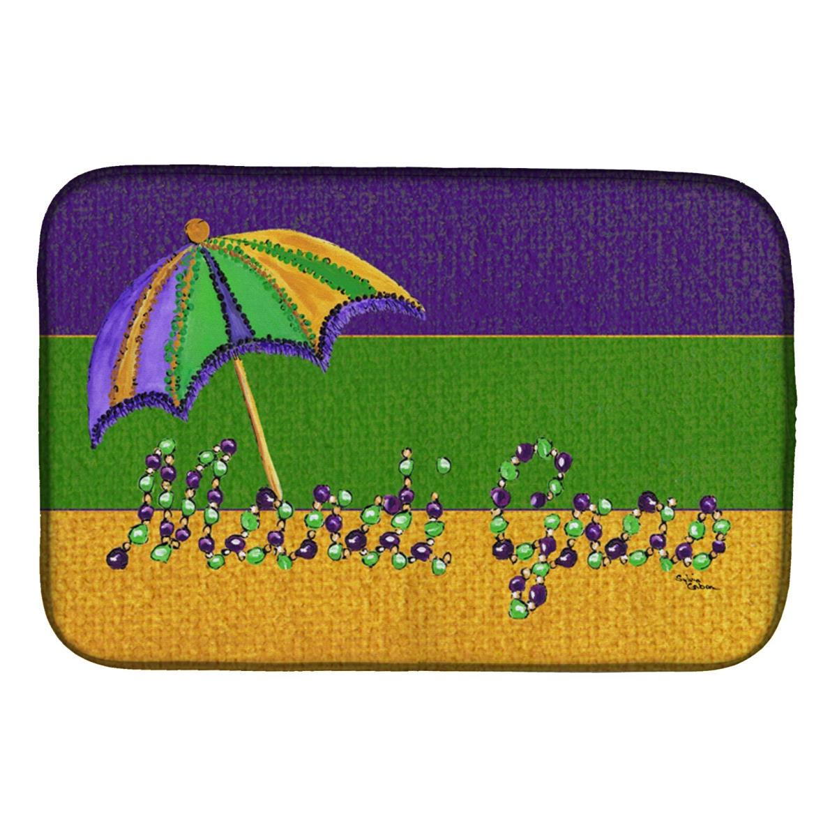 8381DDM Mardi Gras Dish Drying Mat