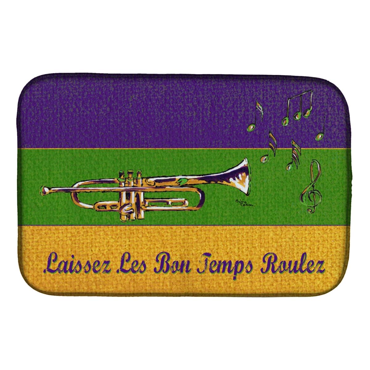 8382DDM Mardi Gras Dish Drying Mat